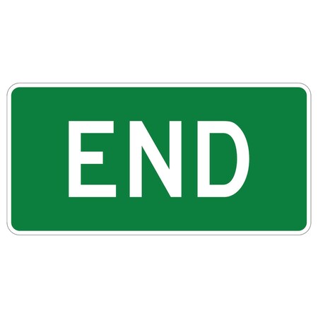 Sign Solutions Usa 15 in Height, 30 in Width, Aluminum, Horizontal Rectangle DUS08HWT3015M4-6GW